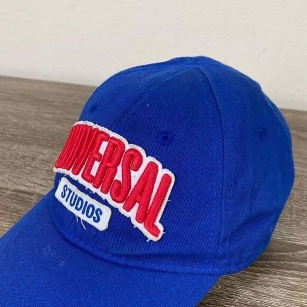 Universal Studios Hat Cap Kids Adjustable Youth Baseball Embroidered Strap Blue‎